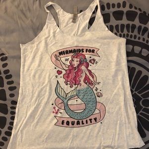Look Human Equality Mermaid Tank